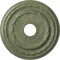 Ekena Millwork Dublin Medallion (Canopies up to 5 1/8"), 17 7/8"OD x 3 5/8"ID x 1 1/4"P, Athenian Green Crackle CM17DUAGC - alternate 1
